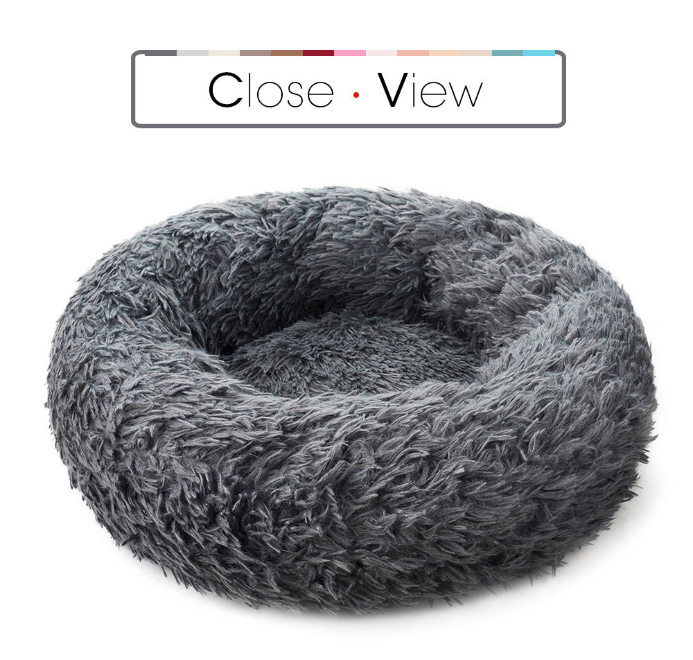 Comfy Calming Mini Donut Cuddler Dog Bed