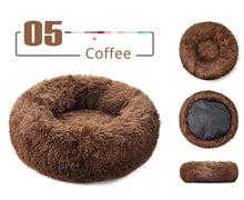 Load image into Gallery viewer, Comfy Calming Mini Donut Cuddler Dog Bed
