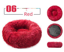 Load image into Gallery viewer, Comfy Calming Mini Donut Cuddler Dog Bed
